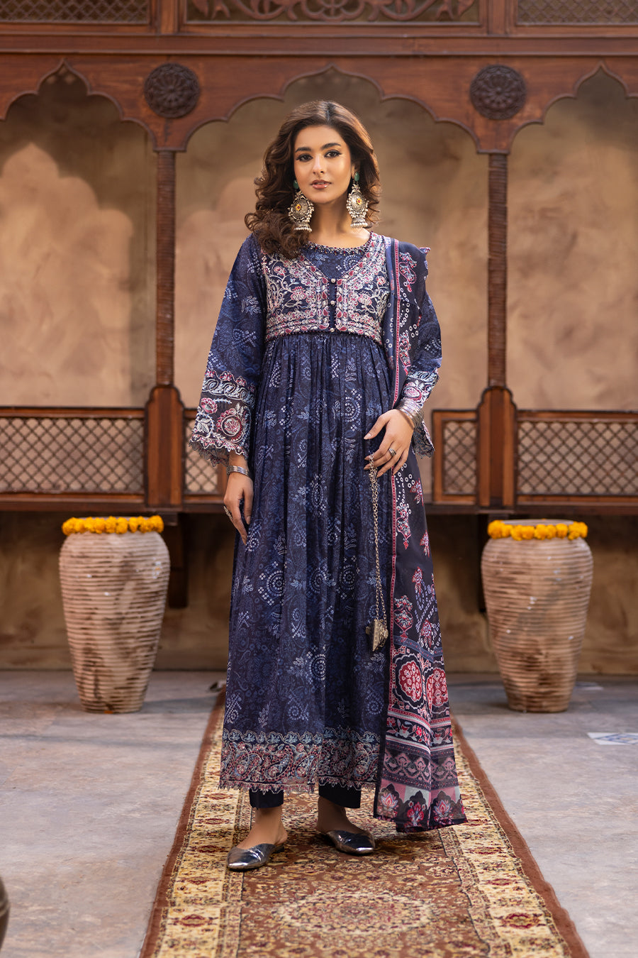 Kiran - Cotton Cambric Frock (3PC)